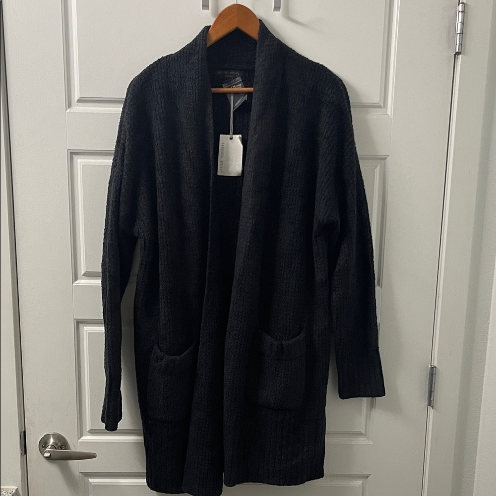 Barefoot Dreams Black Cozy Cardigan